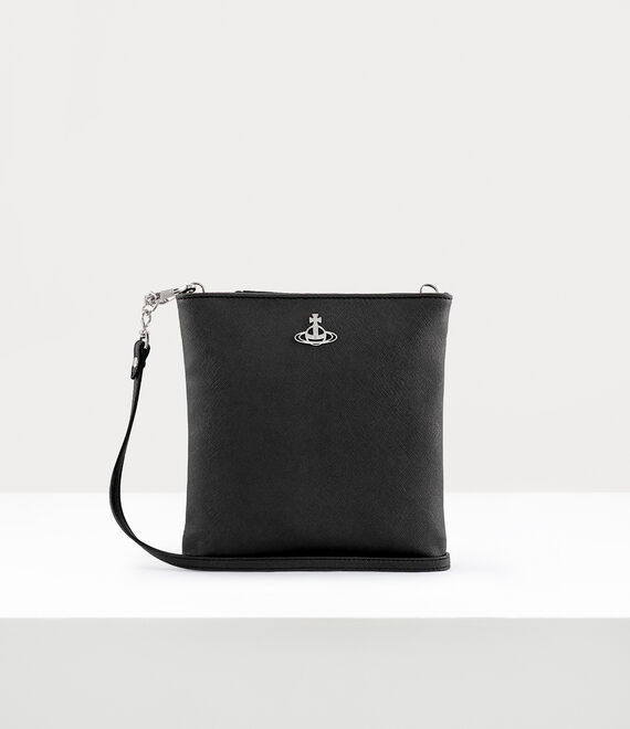 Vivienne Westwood Squire New Square Crossbody Bag in black